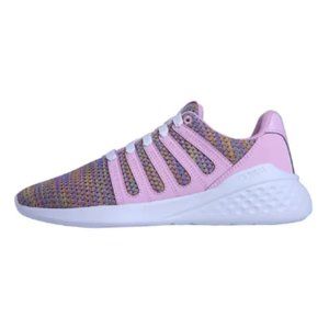 K-Swiss Pink & White District Sneaker